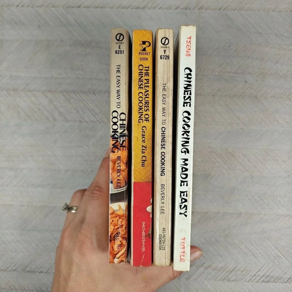Vintage Chinese Cookbooks Paperback Lot Of 4 Local Ethnic Recipes